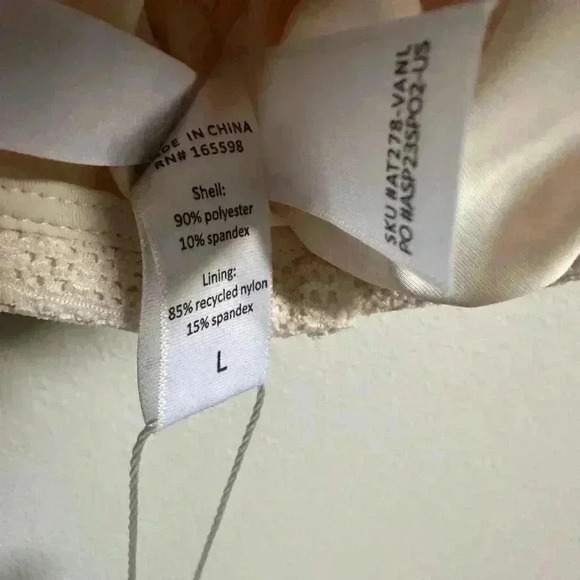 NEW | Andie Swim The Hydra Top | Vanilla | Women’s Size L - Picture 5 of 5